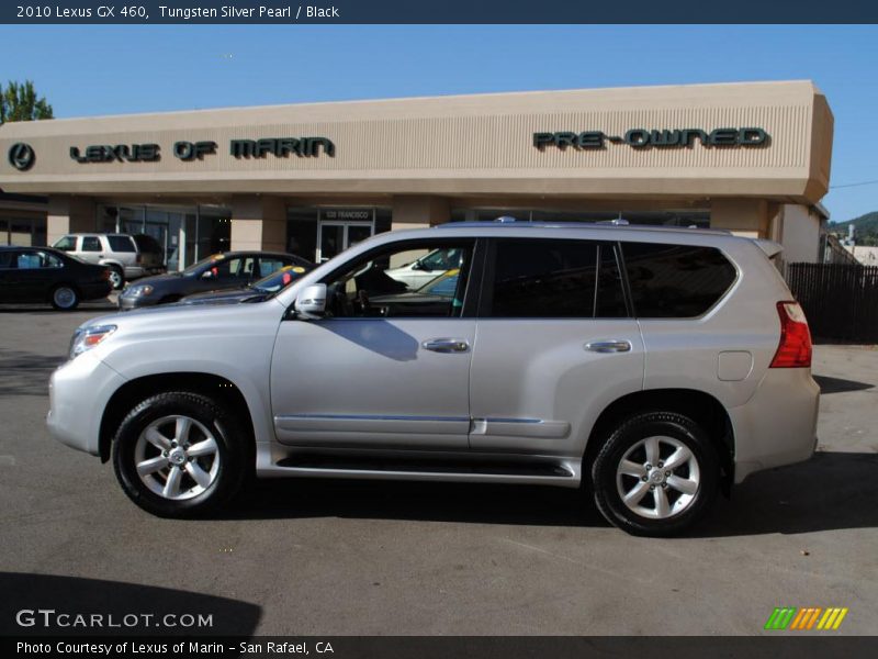 Tungsten Silver Pearl / Black 2010 Lexus GX 460