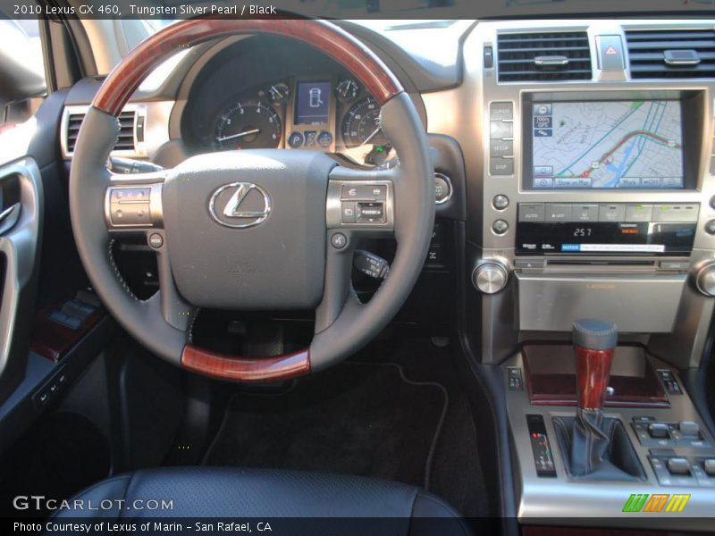 Tungsten Silver Pearl / Black 2010 Lexus GX 460