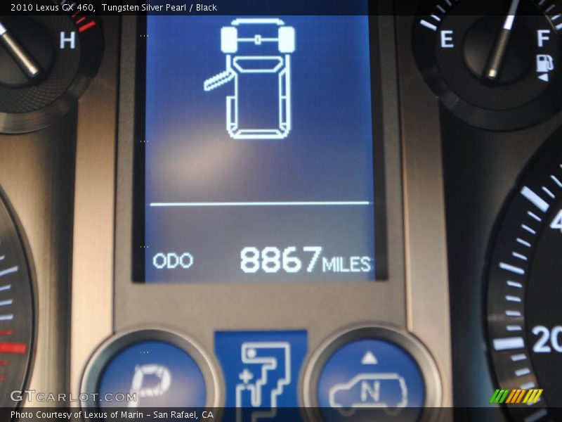 Tungsten Silver Pearl / Black 2010 Lexus GX 460
