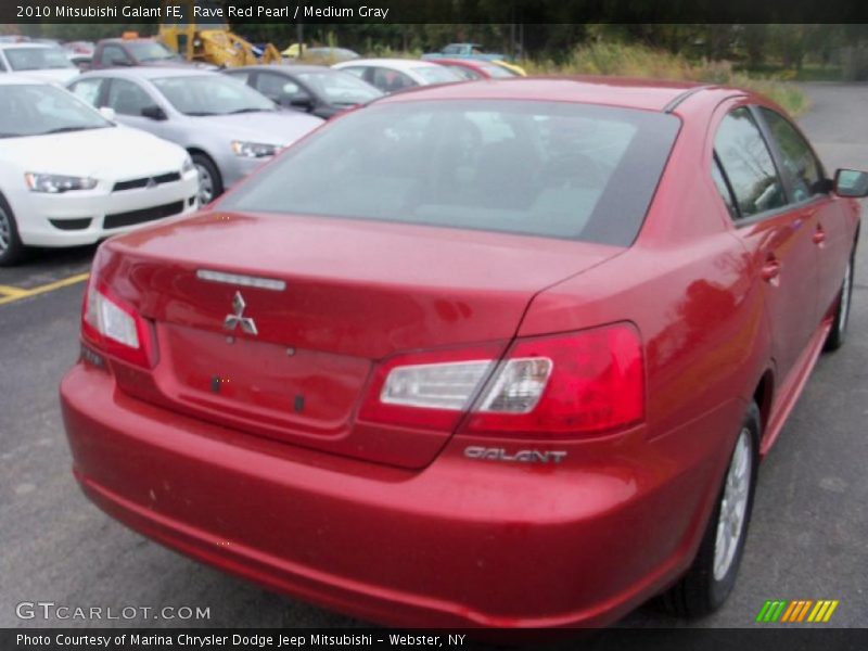 Rave Red Pearl / Medium Gray 2010 Mitsubishi Galant FE
