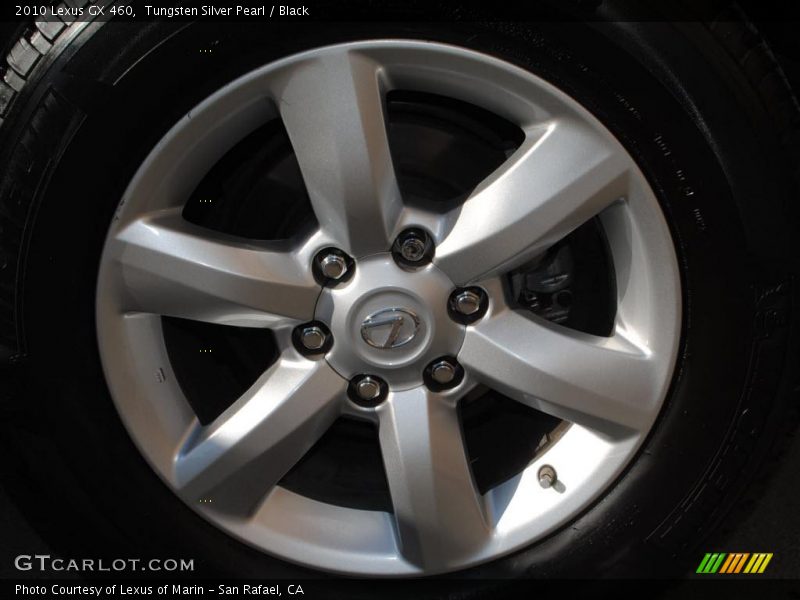Tungsten Silver Pearl / Black 2010 Lexus GX 460