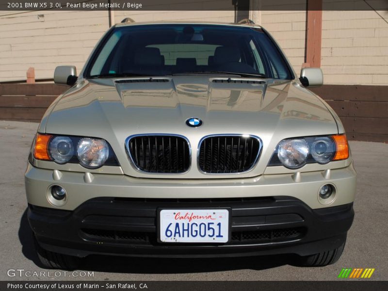 Pearl Beige Metallic / Beige 2001 BMW X5 3.0i