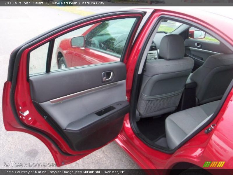 Rave Red Pearl / Medium Gray 2010 Mitsubishi Galant FE