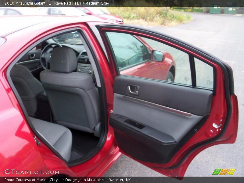 Rave Red Pearl / Medium Gray 2010 Mitsubishi Galant FE