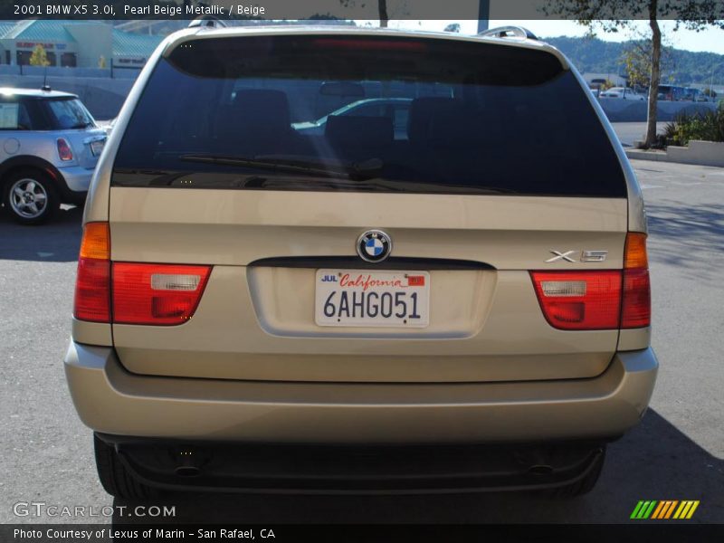 Pearl Beige Metallic / Beige 2001 BMW X5 3.0i