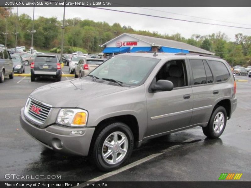 Steel Gray Metallic / Light Gray 2008 GMC Envoy SLE 4x4