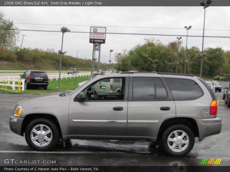 Steel Gray Metallic / Light Gray 2008 GMC Envoy SLE 4x4