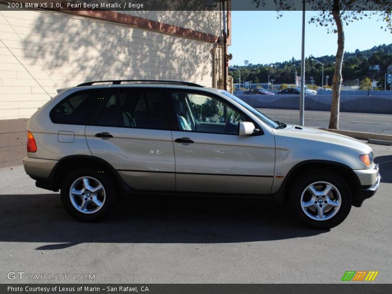 Pearl Beige Metallic / Beige 2001 BMW X5 3.0i