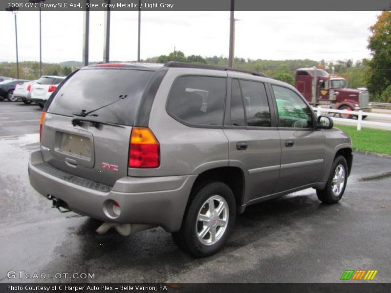 Steel Gray Metallic / Light Gray 2008 GMC Envoy SLE 4x4