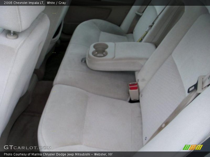 White / Gray 2008 Chevrolet Impala LT