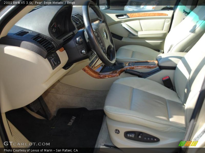  2001 X5 3.0i Beige Interior