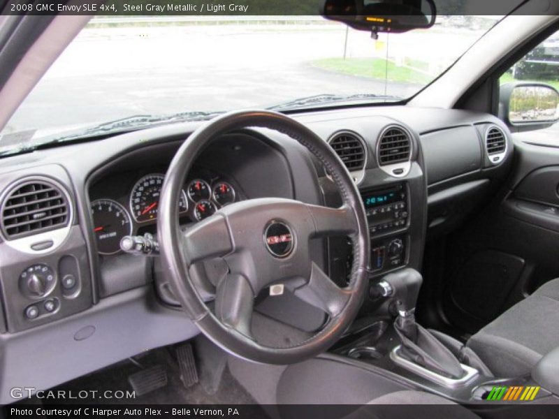 Steel Gray Metallic / Light Gray 2008 GMC Envoy SLE 4x4