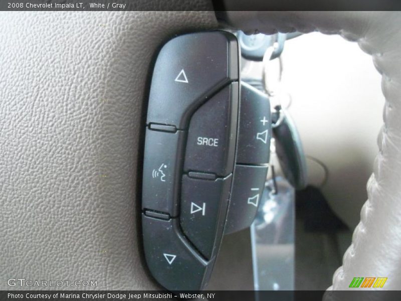 White / Gray 2008 Chevrolet Impala LT