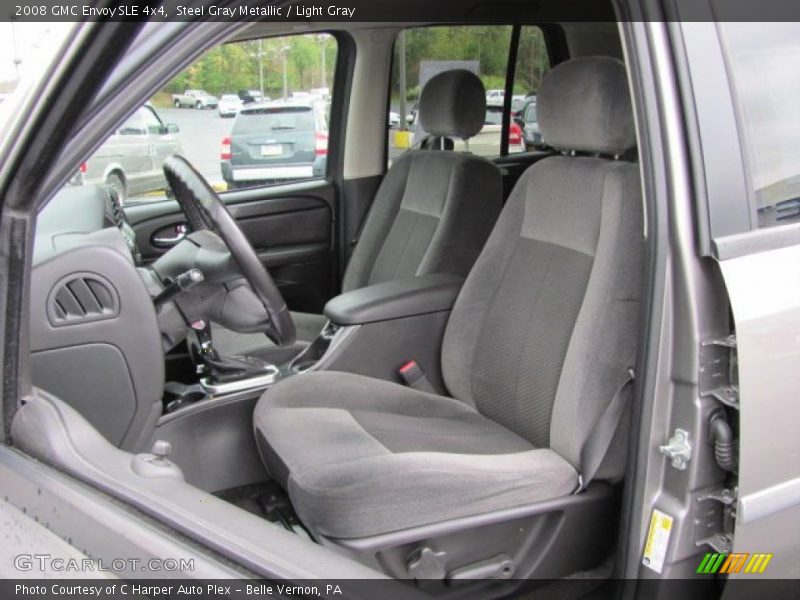 Steel Gray Metallic / Light Gray 2008 GMC Envoy SLE 4x4