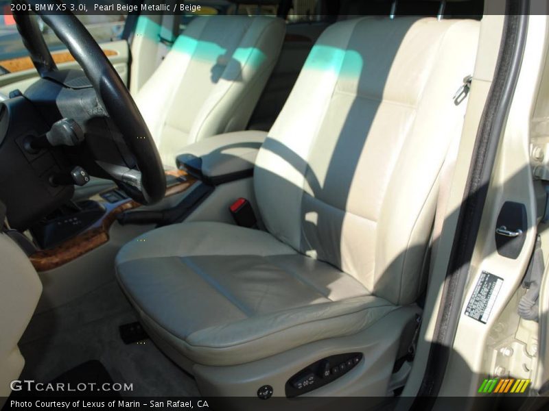 Pearl Beige Metallic / Beige 2001 BMW X5 3.0i