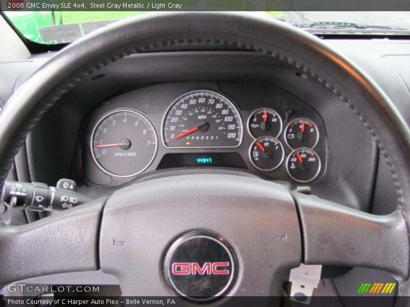 Steel Gray Metallic / Light Gray 2008 GMC Envoy SLE 4x4