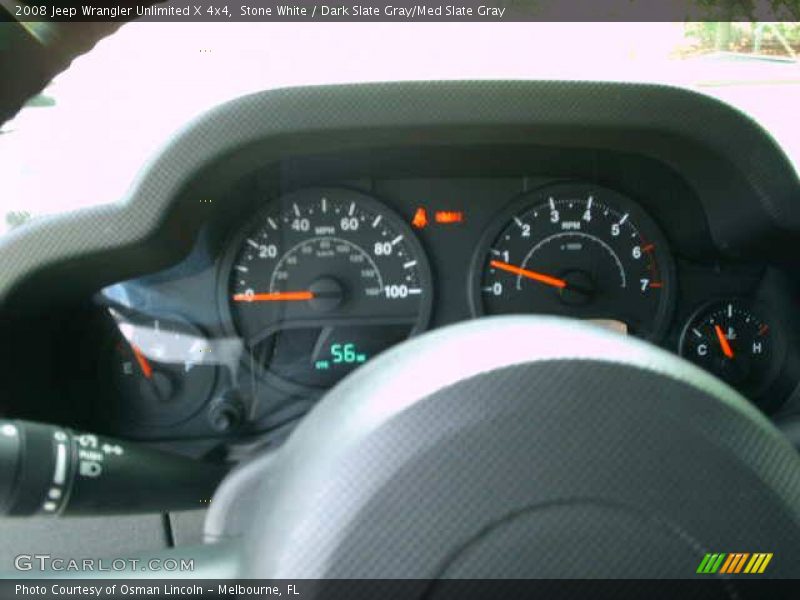 Stone White / Dark Slate Gray/Med Slate Gray 2008 Jeep Wrangler Unlimited X 4x4