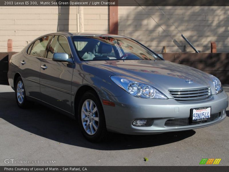 Mystic Sea Green Opalescent / Light Charcoal 2003 Lexus ES 300