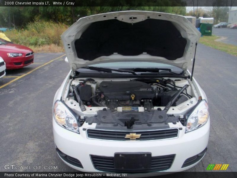 White / Gray 2008 Chevrolet Impala LT
