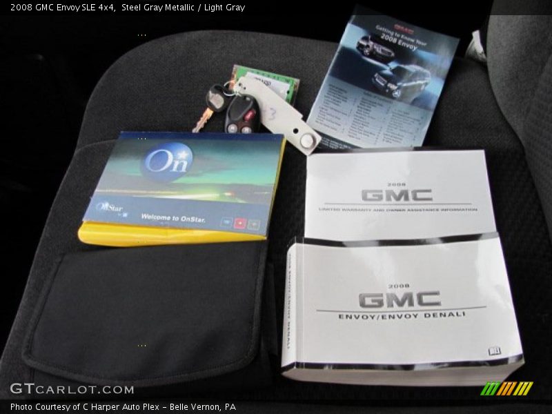 Steel Gray Metallic / Light Gray 2008 GMC Envoy SLE 4x4