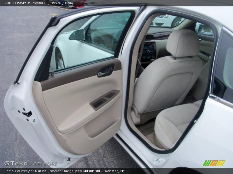 White / Gray 2008 Chevrolet Impala LT