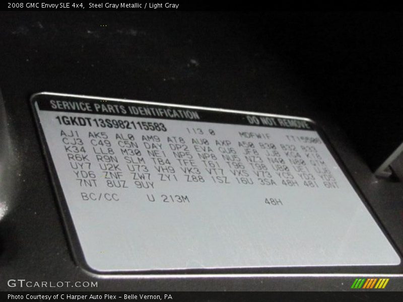 Steel Gray Metallic / Light Gray 2008 GMC Envoy SLE 4x4