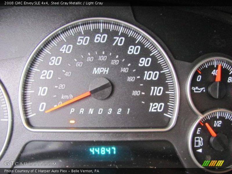 Steel Gray Metallic / Light Gray 2008 GMC Envoy SLE 4x4