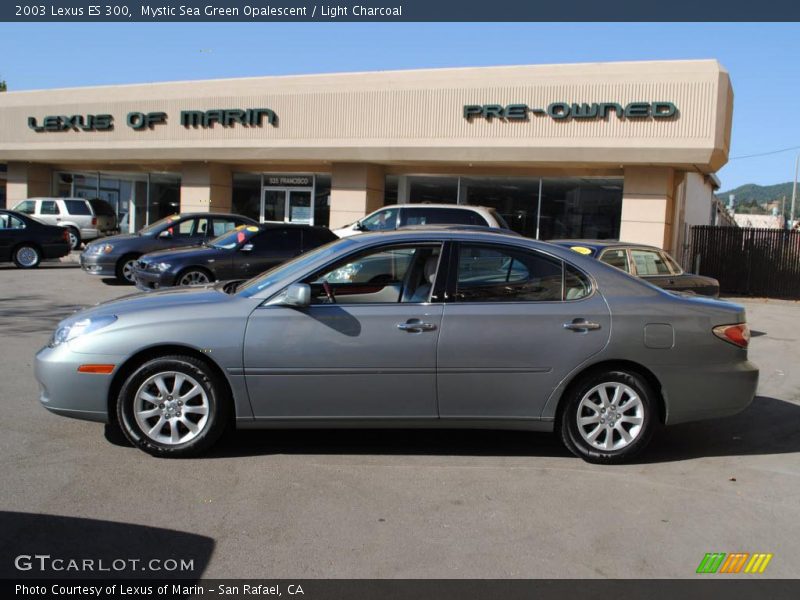 Mystic Sea Green Opalescent / Light Charcoal 2003 Lexus ES 300