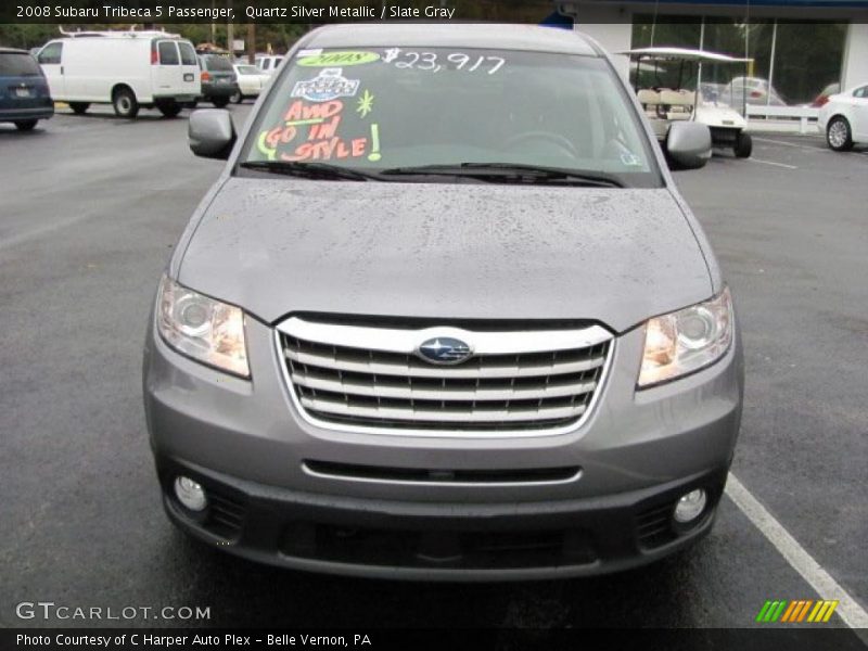 Quartz Silver Metallic / Slate Gray 2008 Subaru Tribeca 5 Passenger