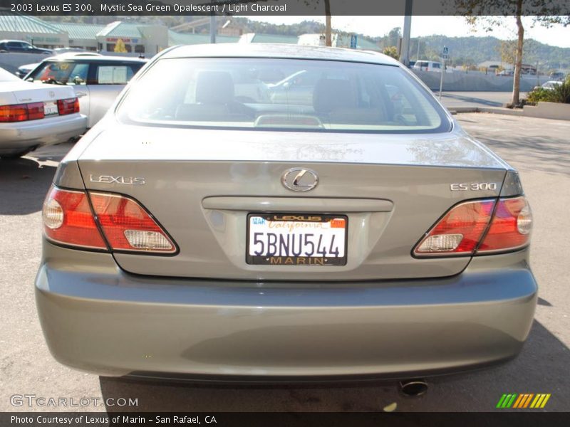 Mystic Sea Green Opalescent / Light Charcoal 2003 Lexus ES 300