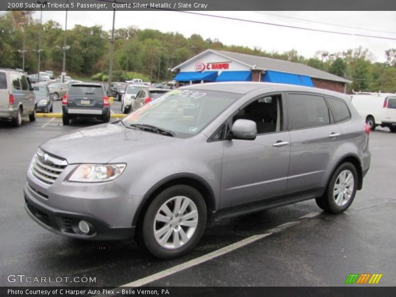 Quartz Silver Metallic / Slate Gray 2008 Subaru Tribeca 5 Passenger