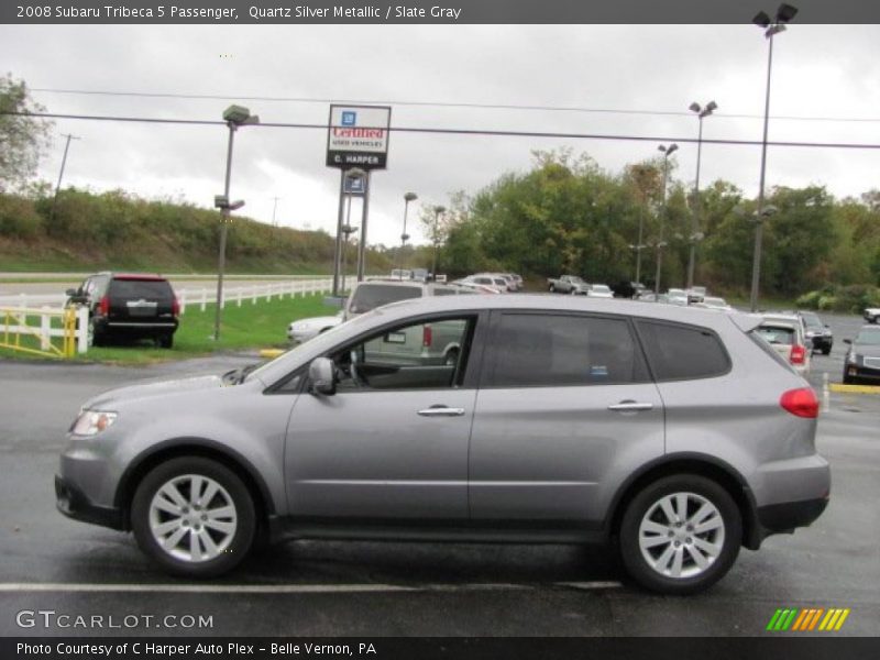 Quartz Silver Metallic / Slate Gray 2008 Subaru Tribeca 5 Passenger