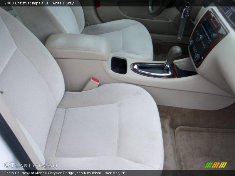 White / Gray 2008 Chevrolet Impala LT