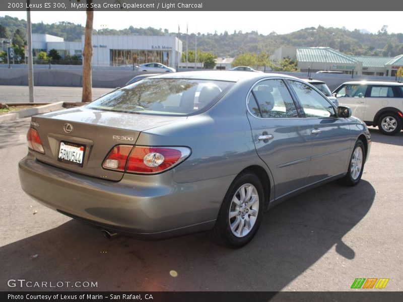 Mystic Sea Green Opalescent / Light Charcoal 2003 Lexus ES 300