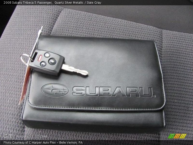 Quartz Silver Metallic / Slate Gray 2008 Subaru Tribeca 5 Passenger