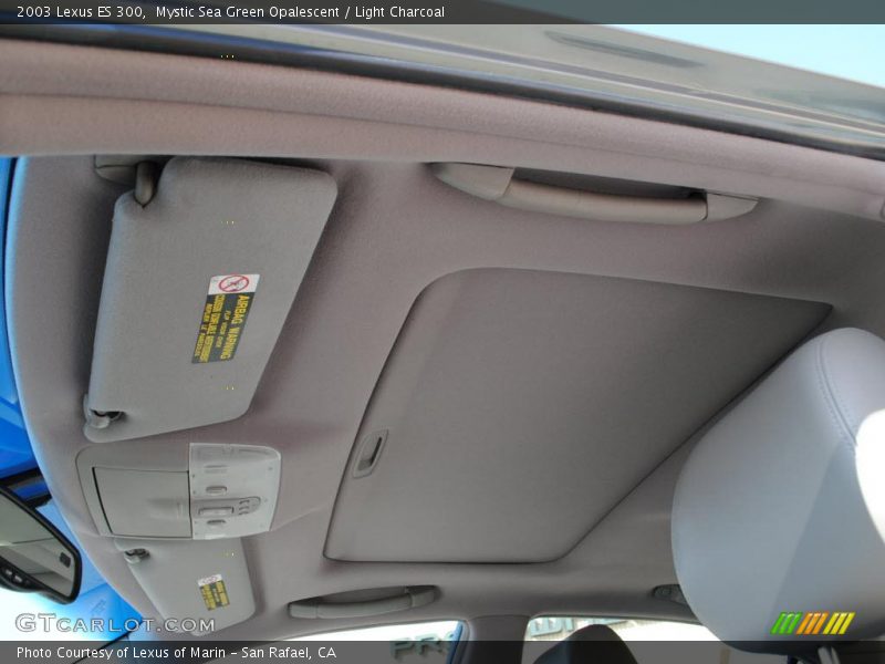 Mystic Sea Green Opalescent / Light Charcoal 2003 Lexus ES 300