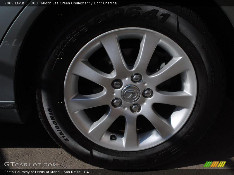 Mystic Sea Green Opalescent / Light Charcoal 2003 Lexus ES 300
