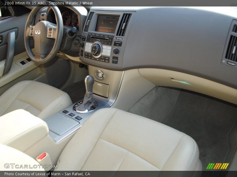 Sapphire Metallic / Wheat 2008 Infiniti FX 35 AWD