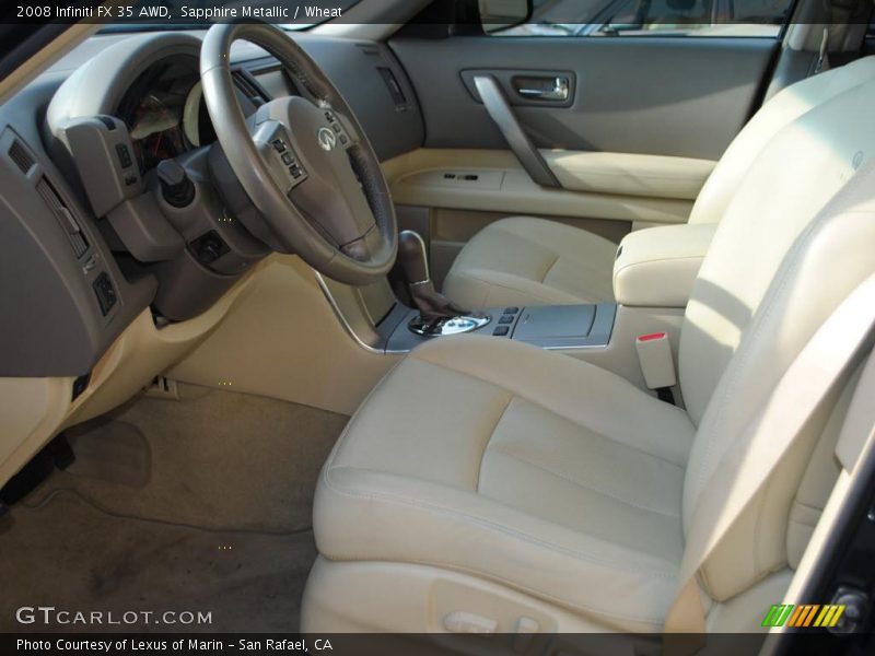 Sapphire Metallic / Wheat 2008 Infiniti FX 35 AWD