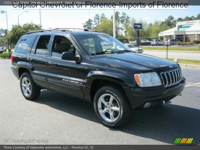 Black / Agate 2001 Jeep Grand Cherokee Limited 4x4
