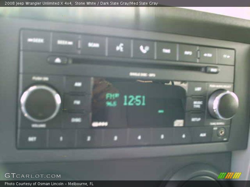 Stone White / Dark Slate Gray/Med Slate Gray 2008 Jeep Wrangler Unlimited X 4x4