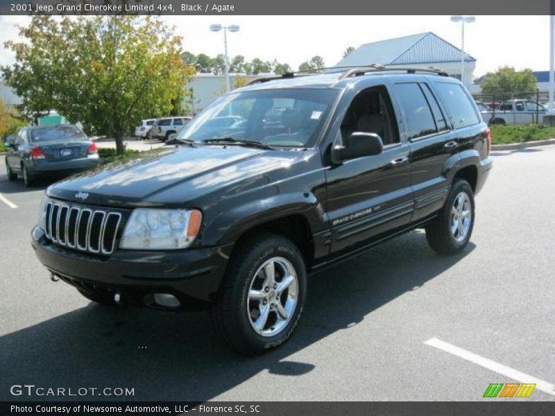 Black / Agate 2001 Jeep Grand Cherokee Limited 4x4