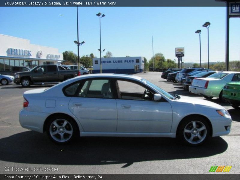 Satin White Pearl / Warm Ivory 2009 Subaru Legacy 2.5i Sedan