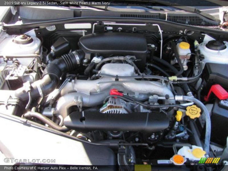Satin White Pearl / Warm Ivory 2009 Subaru Legacy 2.5i Sedan