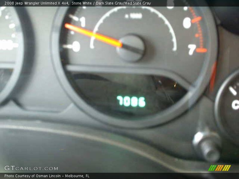 Stone White / Dark Slate Gray/Med Slate Gray 2008 Jeep Wrangler Unlimited X 4x4