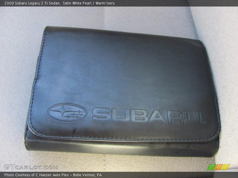 Satin White Pearl / Warm Ivory 2009 Subaru Legacy 2.5i Sedan