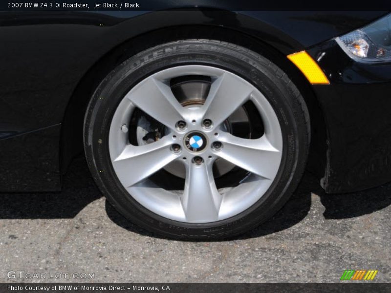 Jet Black / Black 2007 BMW Z4 3.0i Roadster