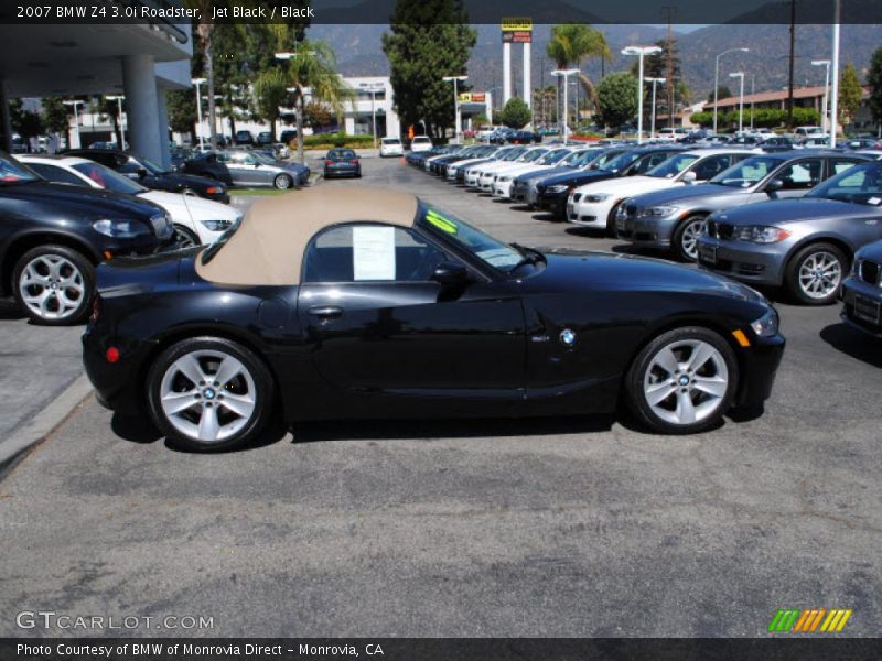 Jet Black / Black 2007 BMW Z4 3.0i Roadster