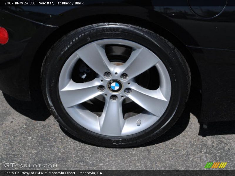 Jet Black / Black 2007 BMW Z4 3.0i Roadster