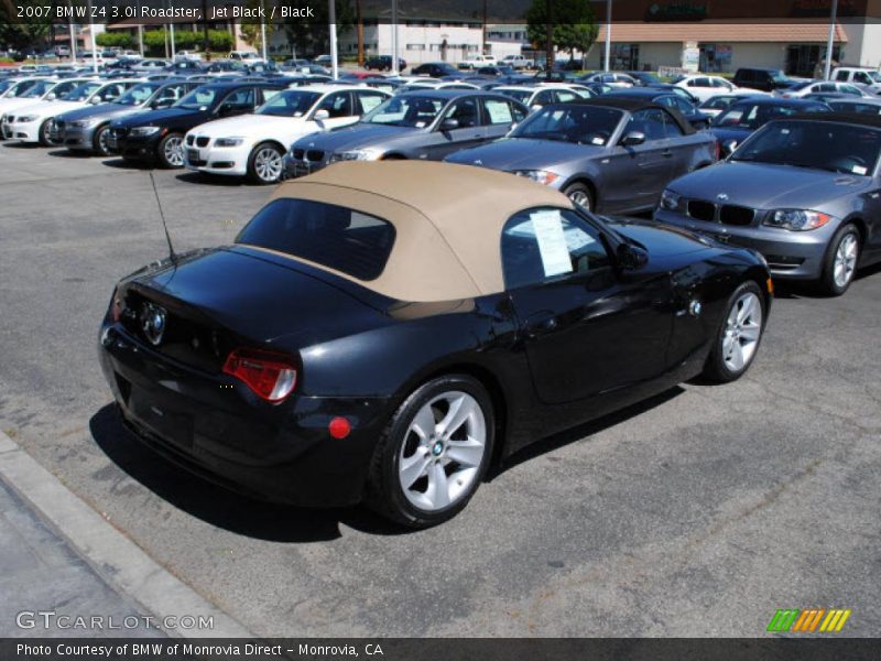 Jet Black / Black 2007 BMW Z4 3.0i Roadster